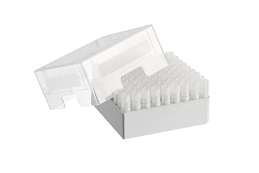 艾本德儲存盒 9 × 9, 可放置 81  個螺旋蓋（凍存）管， 3   mL，2  件，高 76  mm，3  英寸，聚丙烯材料，可耐受最低 -86  °C，可高溫高壓滅菌，帶蓋子并具有數(shù)字字母標(biāo)識